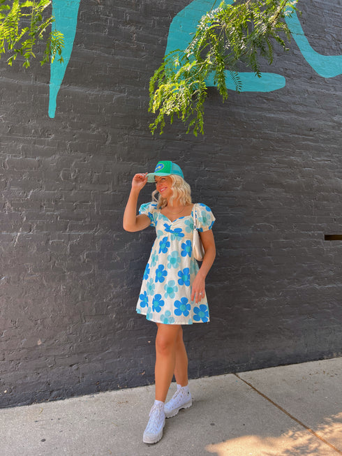 Full Bloom Mini Dress